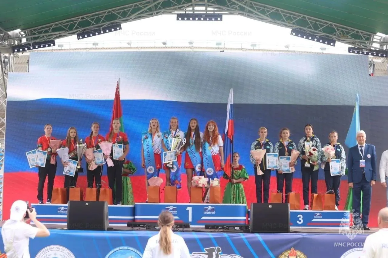 🏆Сборные России и Беларуси стали победителями в пожарной эстафете на чемпионате мира в...