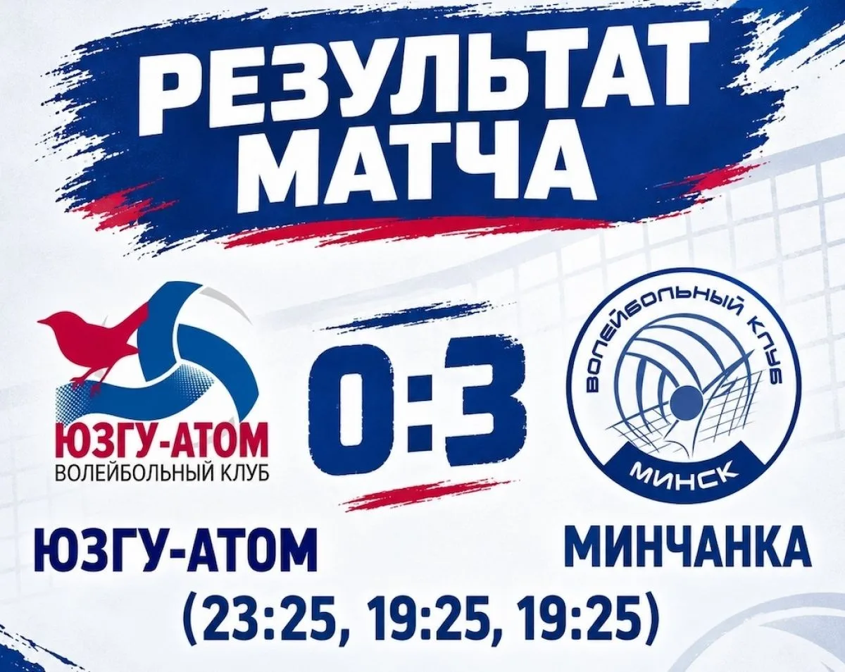 Курский "Атом" уступил "Минчанке"