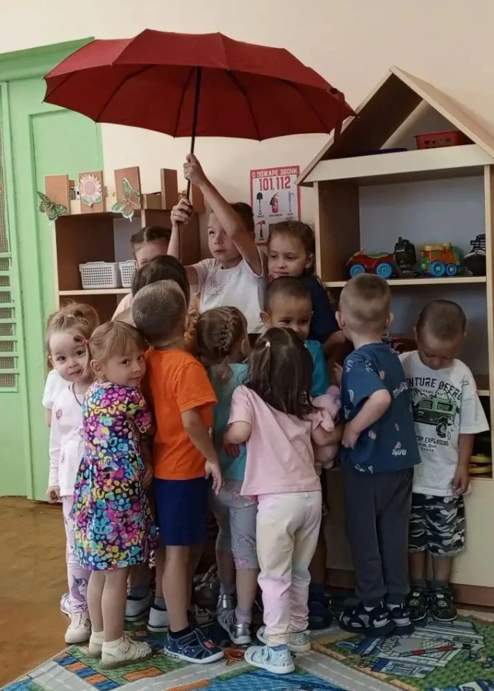 Особенный день: мы подружились с дождиком!