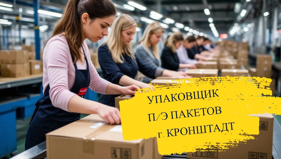 Приглашаем на работу УПАКОВЩИКА  п/э пакетов