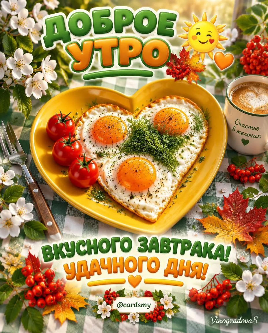 Вкусного завтрака! Удачного дня