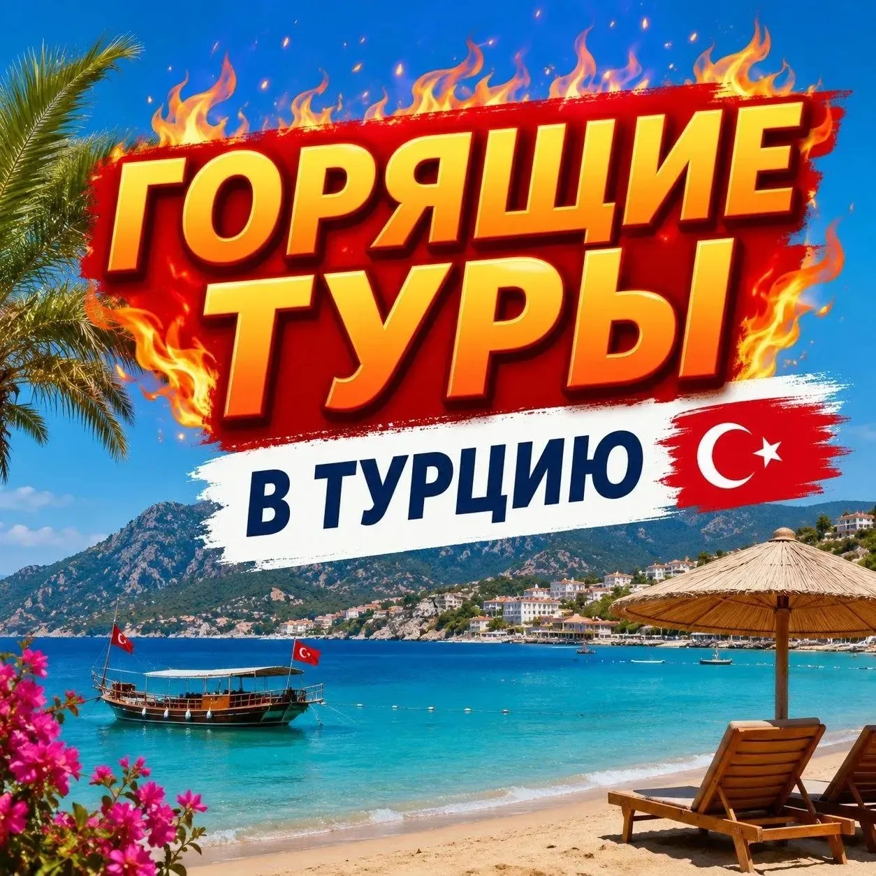 🔥ГОРЯЩИЕ ТУРЫ В ТУРЦИЮ

✈️ВЫЛЕТ ИЗ МАХАЧКАЛЫ 19.06  НА 7 НОЧЕЙ

✅ВКЛЮЧЕНО - ПЕРЕЛЕТ, ПРОЖИВАНИЕ В О