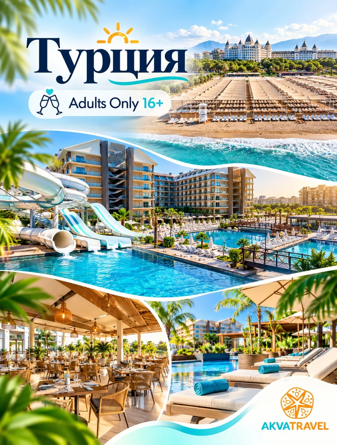 🔥 Турция 5* Adults Only — от 174 000 ₽ на двоих!