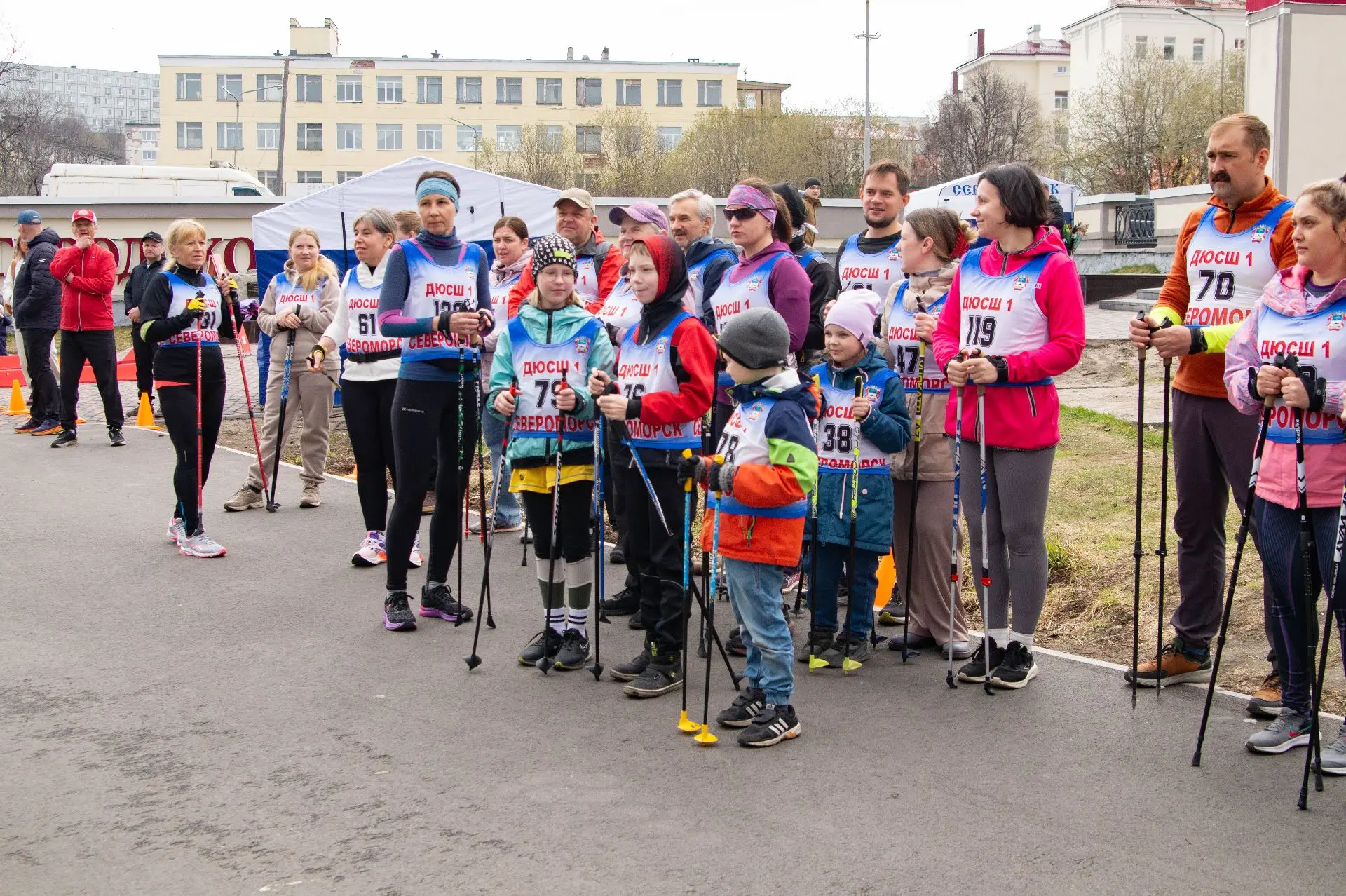 Первенство по северной ходьбе в Североморске!🏆С сентября 2025 года каждое воскресенье наш Городской