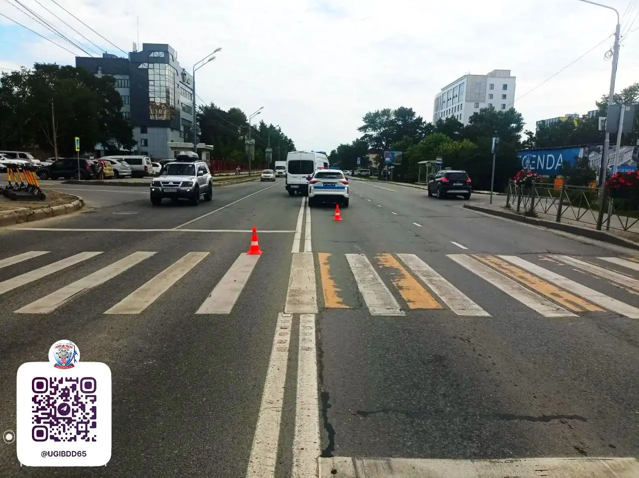 🚨 В Южно-Сахалинске скорая сбила ребёнка, переходившего дорогу