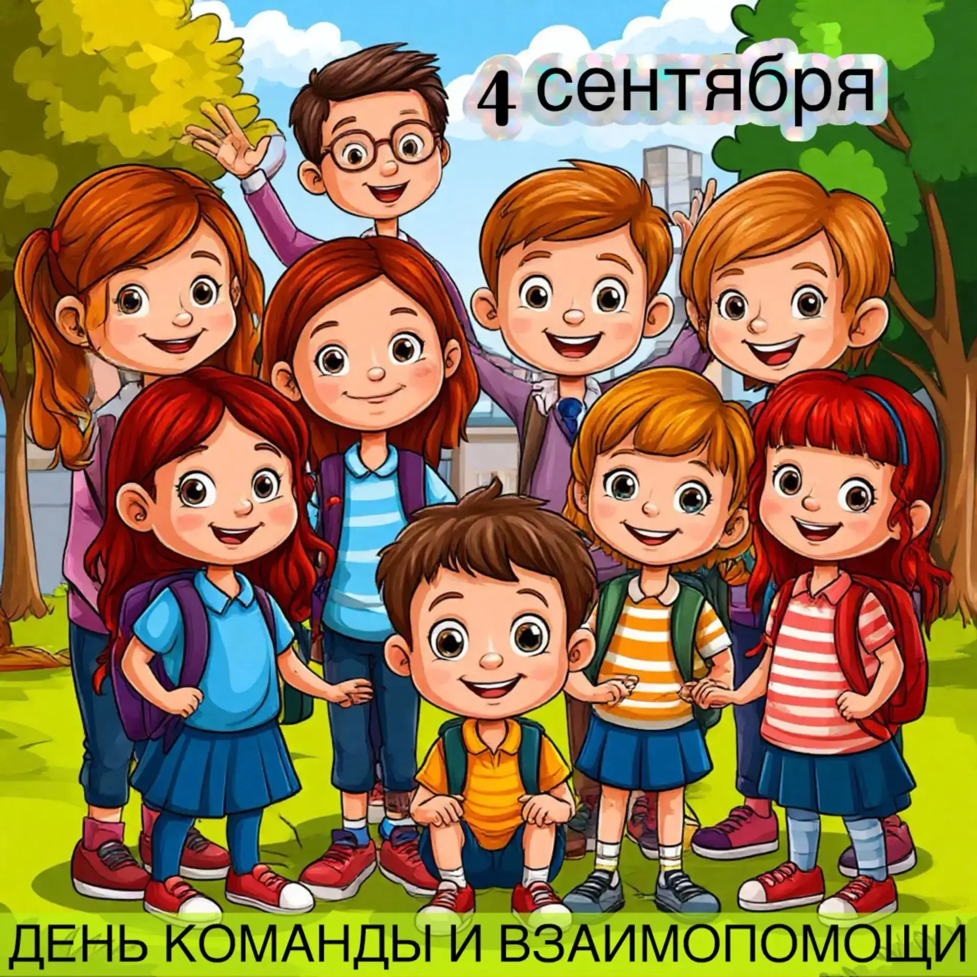 4️⃣ сентября — День команды и взаимопомощи («Осенний марафон»)🍂