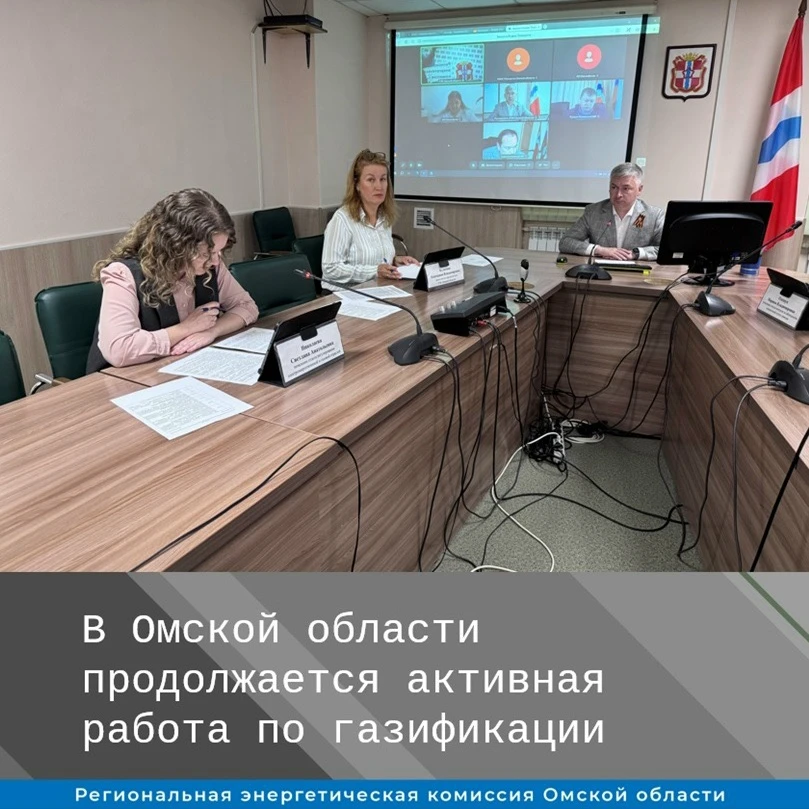 РЭК Омской области проанализировала документы по догазификации, представленные за 1 ква...