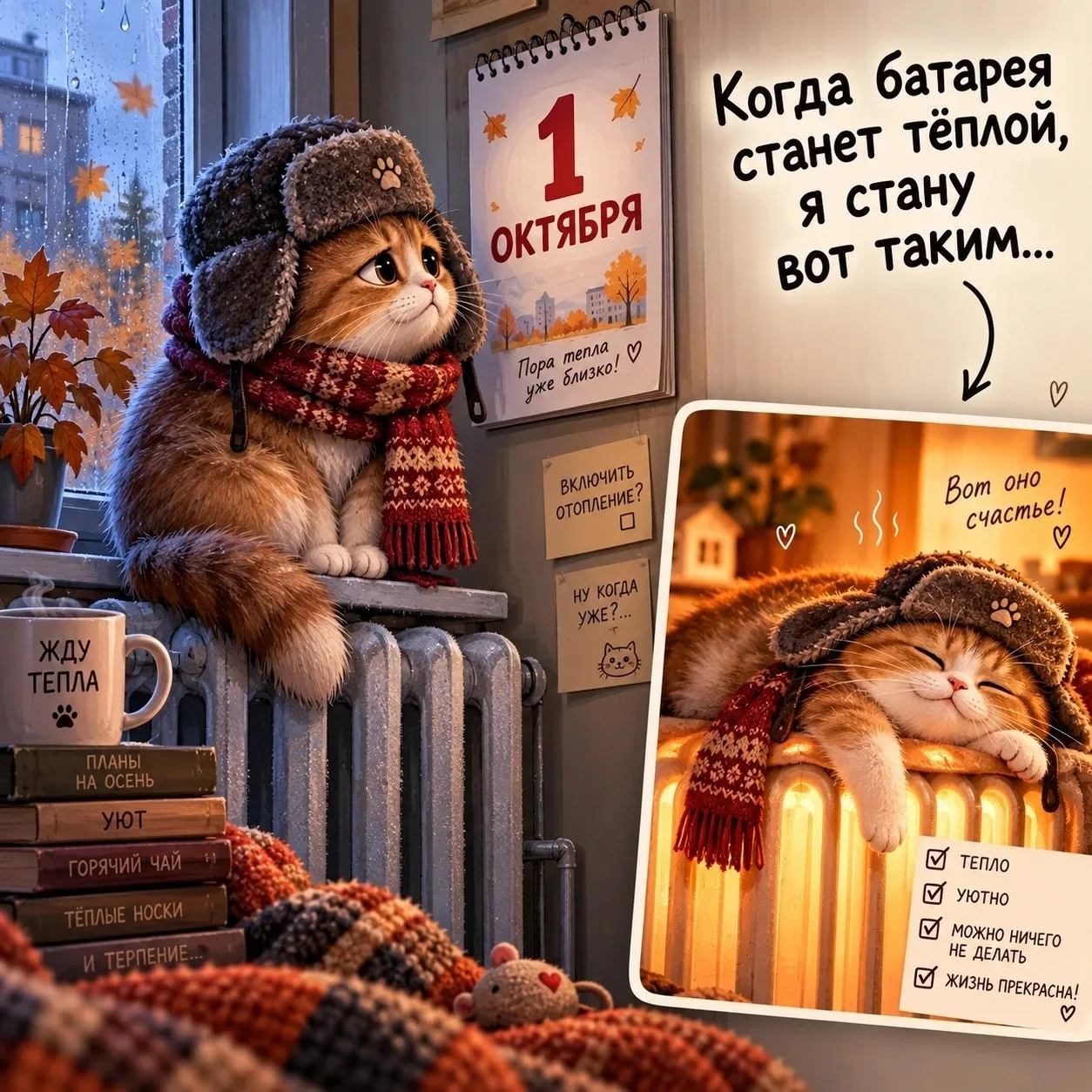 Тепло в жилые дома Калуги начнёт поступать с 1 октября