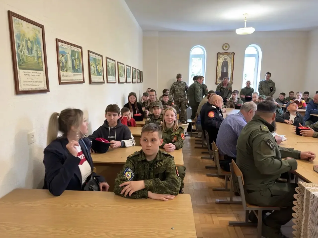 11 мая  кадеты приняли участие в мероприятии, прошедшем в соборе Покрова Пресвятой Богородицы. Этот 
