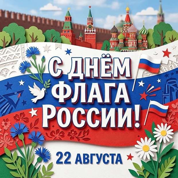С Днем российского флага