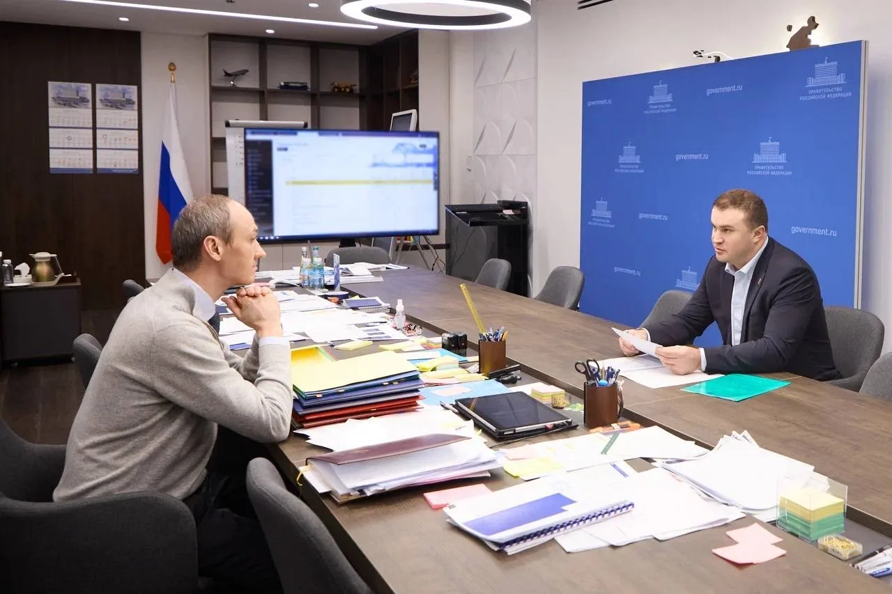 На встрече с заместителем Председателя Правительства России - руководителем Аппарата Пр...