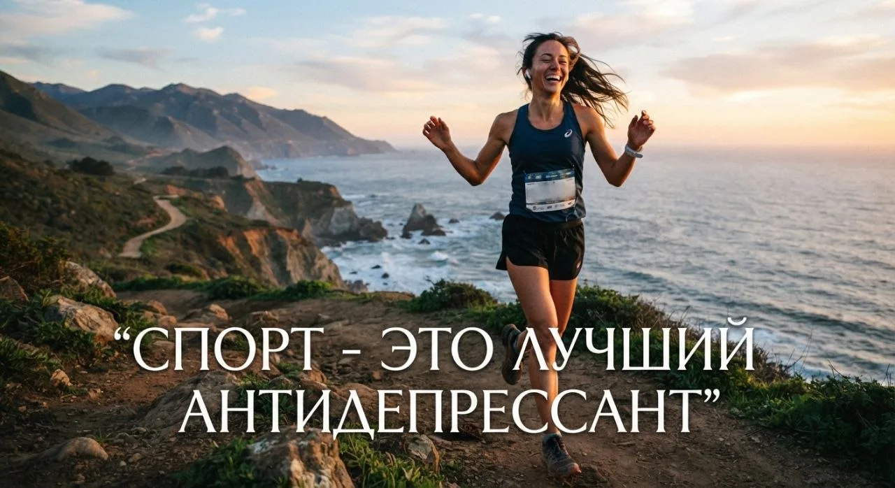 Спорт — это лучший антидепрессант и "витамин" для мозга👍