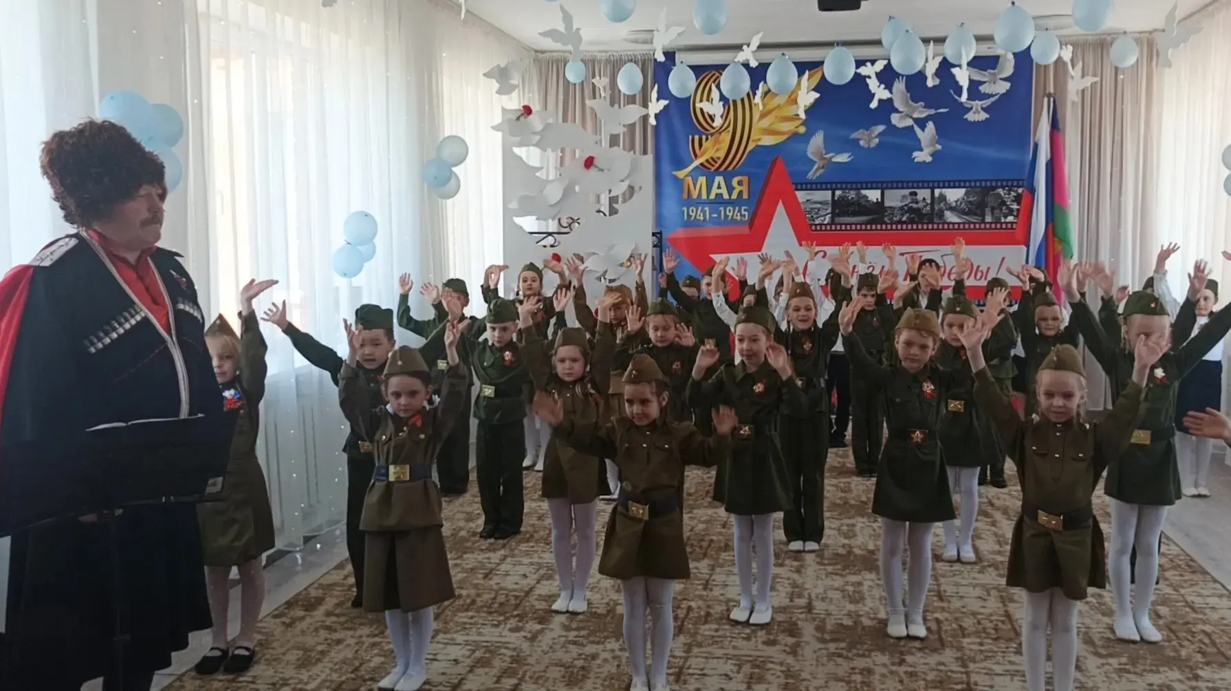 В рамках патриотического месячника "Марш Победы", в предверии празднования Дня Победы в детском саду