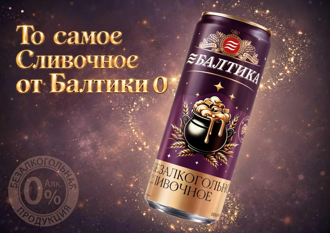 Балтика выпустит сливочное безалкогольное пиво из «Гарри Поттера».