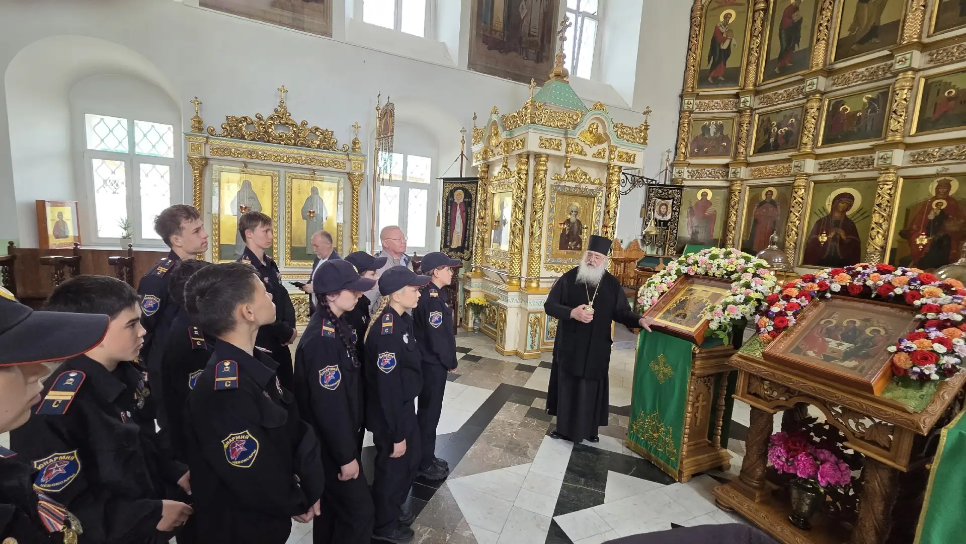 Во Дворце детского творчества продолжаются военные сборы Детской полицейской академии