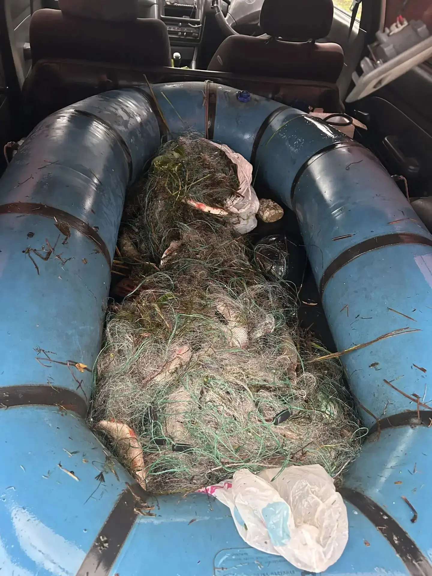 В Канске автоинспекторы задержали местного жителя с незаконным уловом 🐟