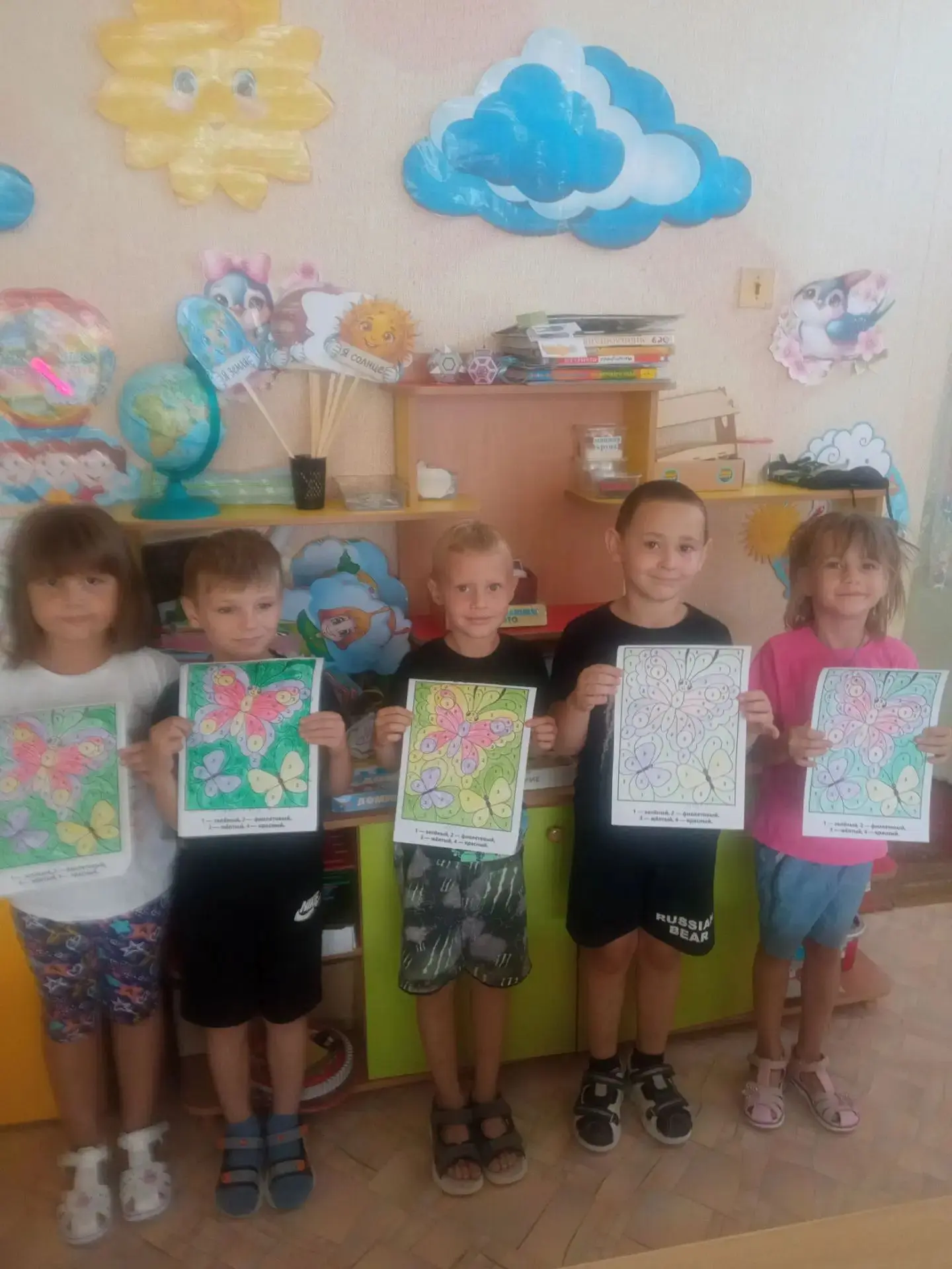 «Бабочка на лугу: как прошло занятие»
