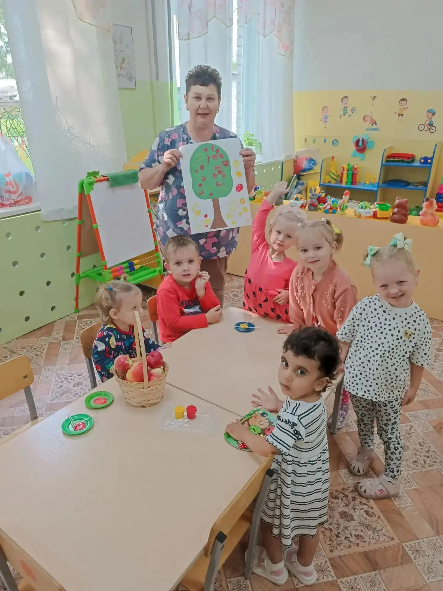 🍎 «Праздник яблок» в младшей группе! 🍎