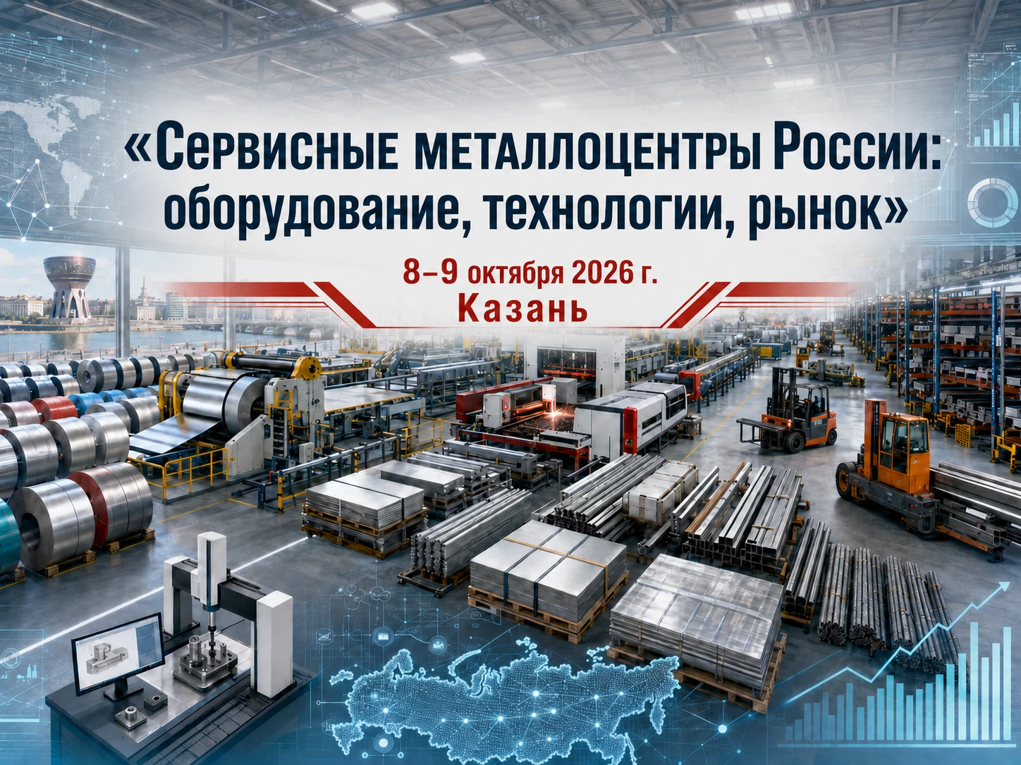 📌  Через неделю стартует конференция «Сервисные металлоцентры России» в Казани!
