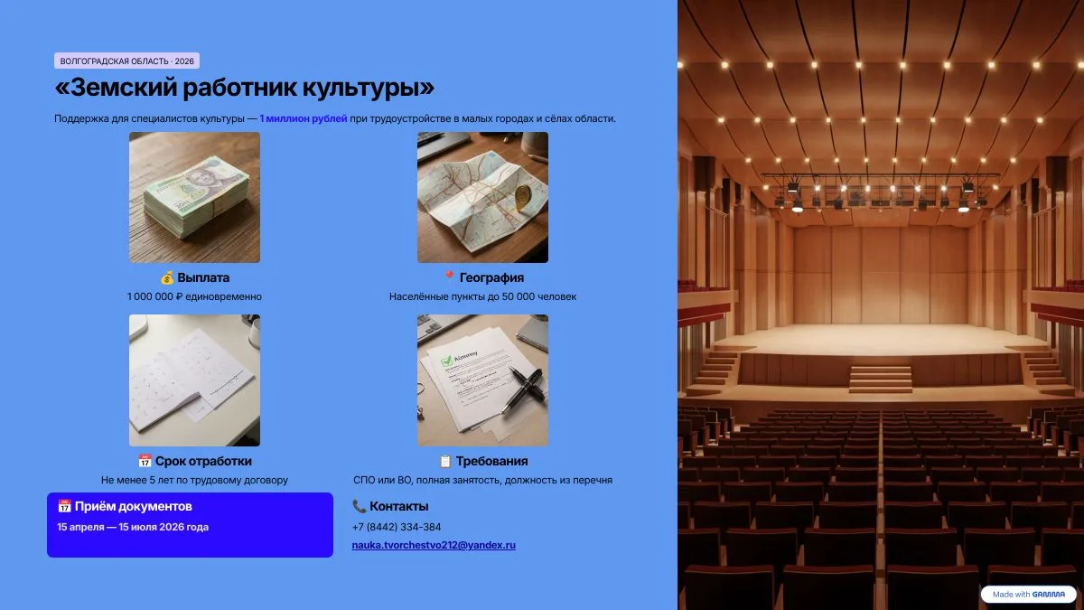 Студентам и выпускникам Волгоградской государственной консерватории им. П.А. Серебрякова!
