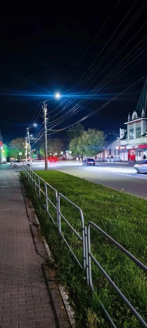 В Троицке восстановили освещение на ул. Гагарина.
