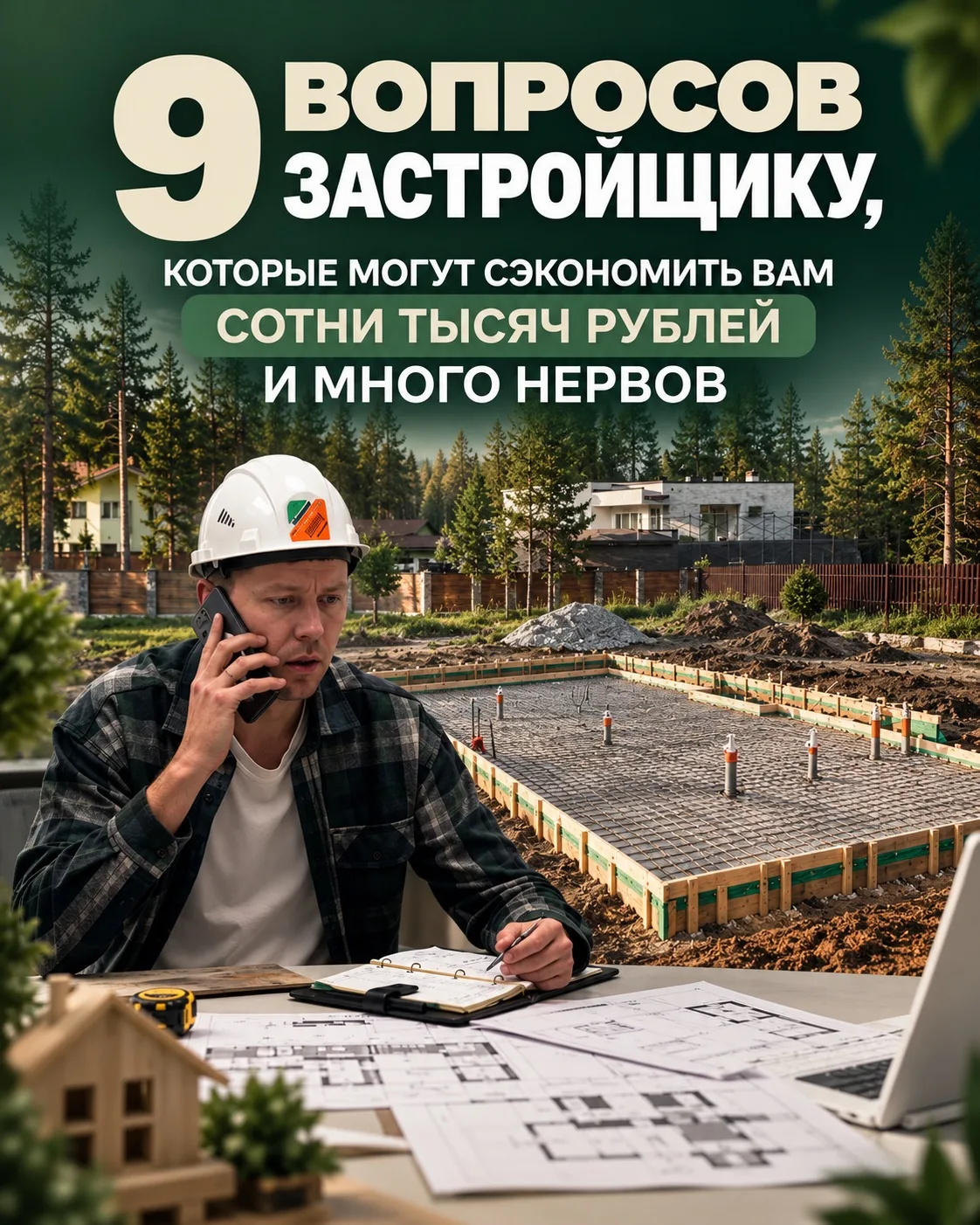 🅾️ 9 вопросов застройщику, которые могут сэкономить вам сотни тысяч рублей и много нервов