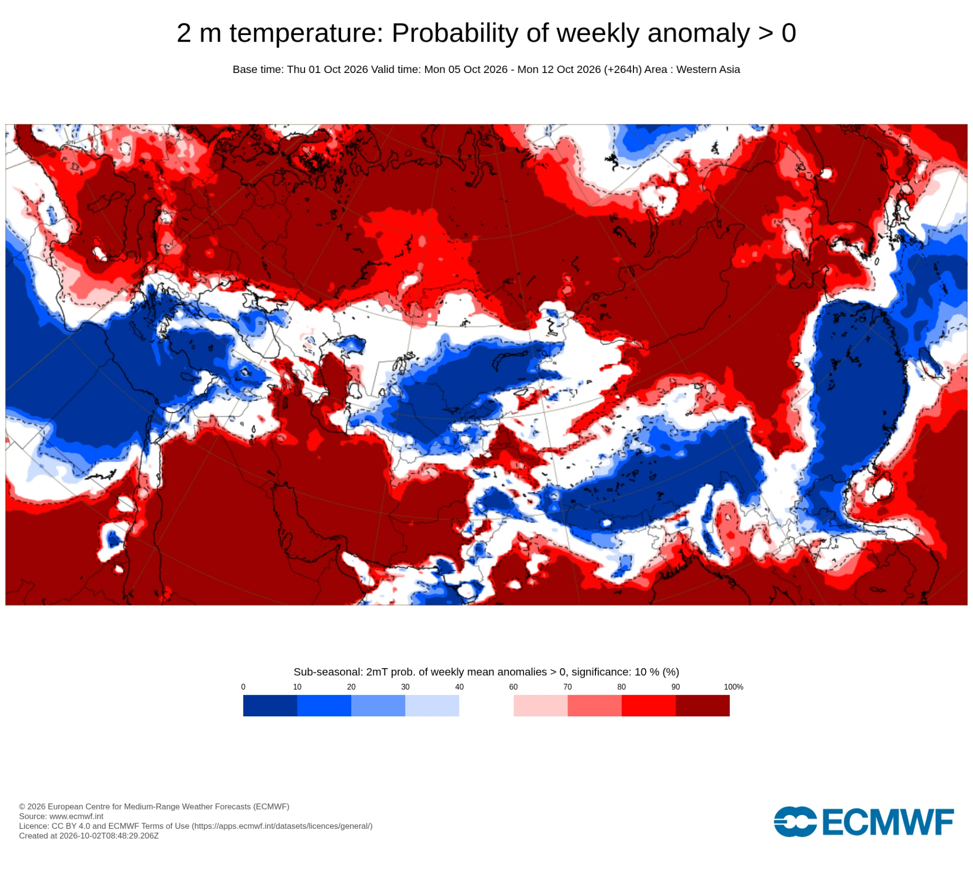 🔥 Тепло до конца октября: ECMWF дает сильный сигнал для России