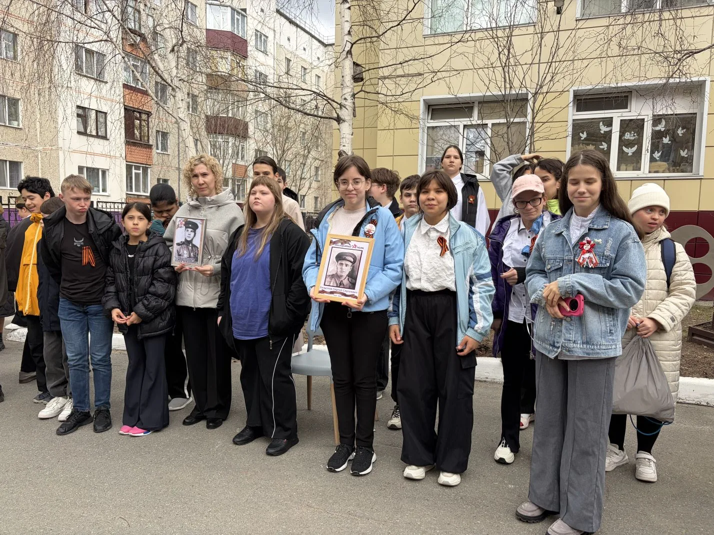 🕊 Сегодня наша школа жила одной памятью. Памятью о войне.