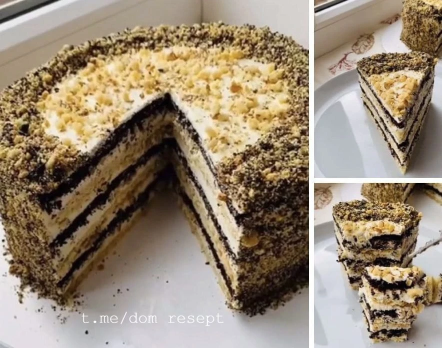 «Мишка на Севере» знаменитый и вкусный Торт родом из нашего детства 🎂
