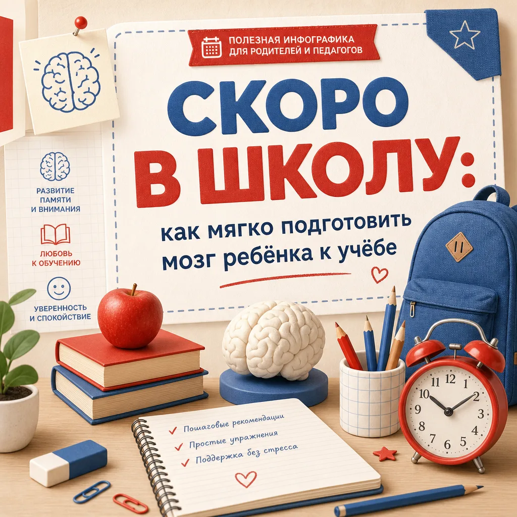 Готовимся к школе без спешки! 🗓