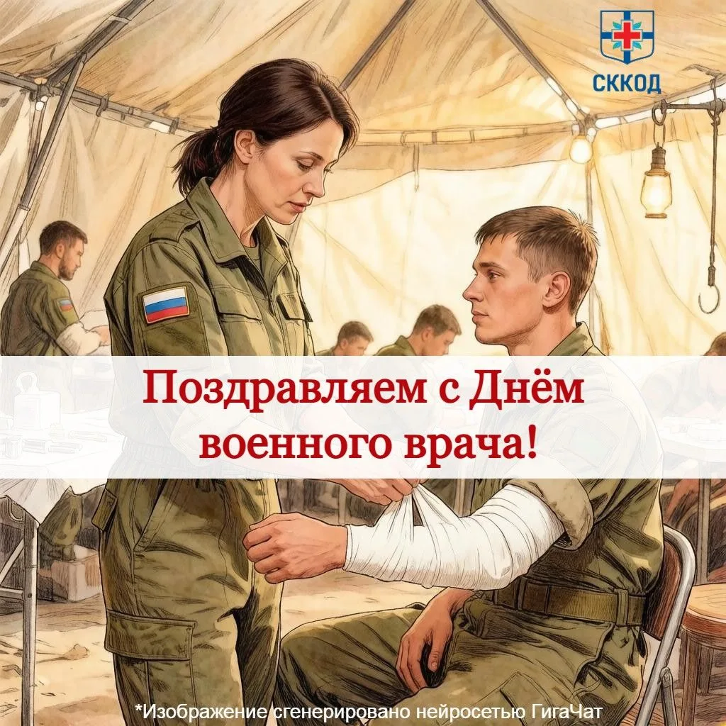 Поздравляем с Днём военного врача!