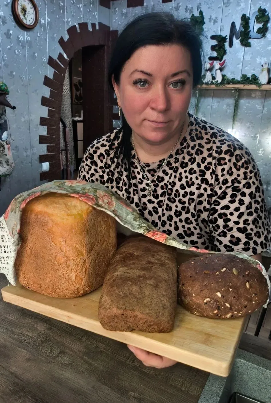 Три хлеба готовы!
