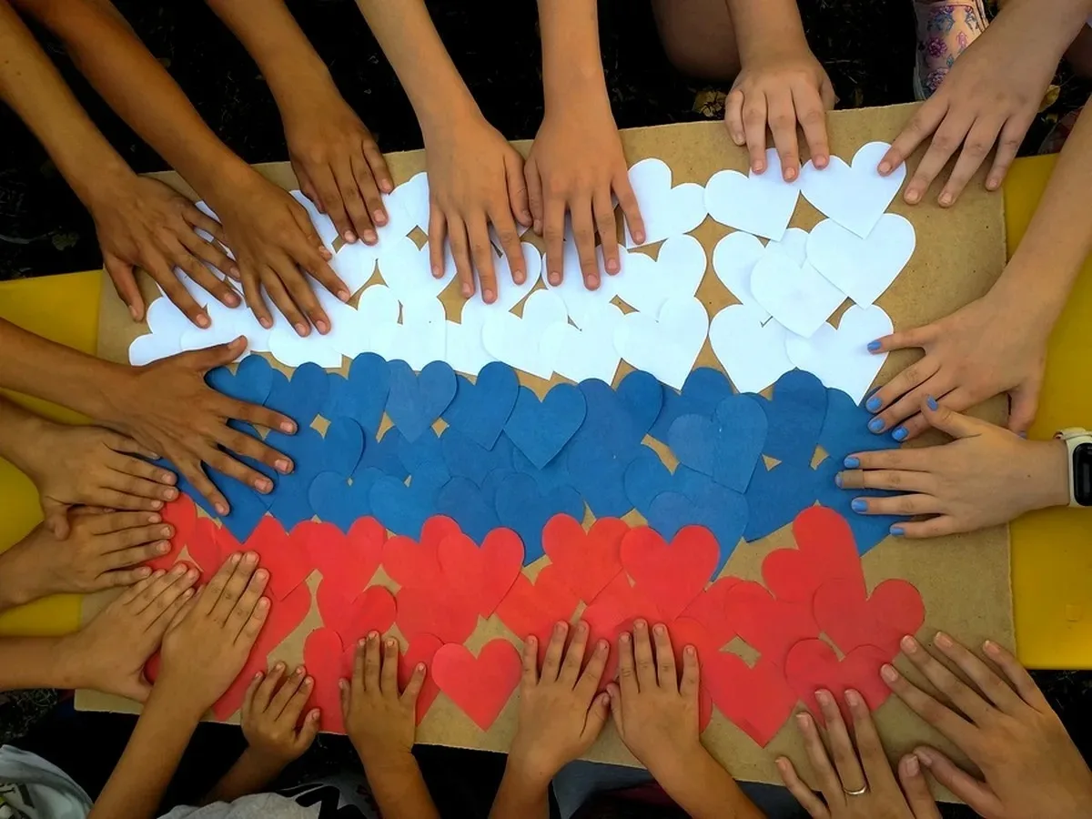 🇷🇺 Воспитанники подготовительной группы приняли участие во Всероссийской акции «Росси...