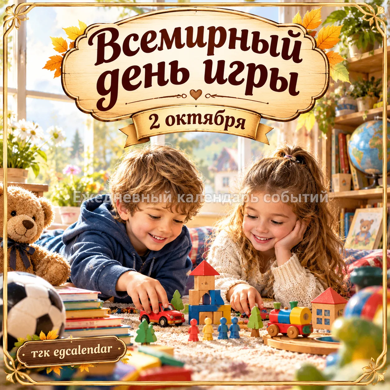 Всемирный день игры обычно отмечают 2 октября.