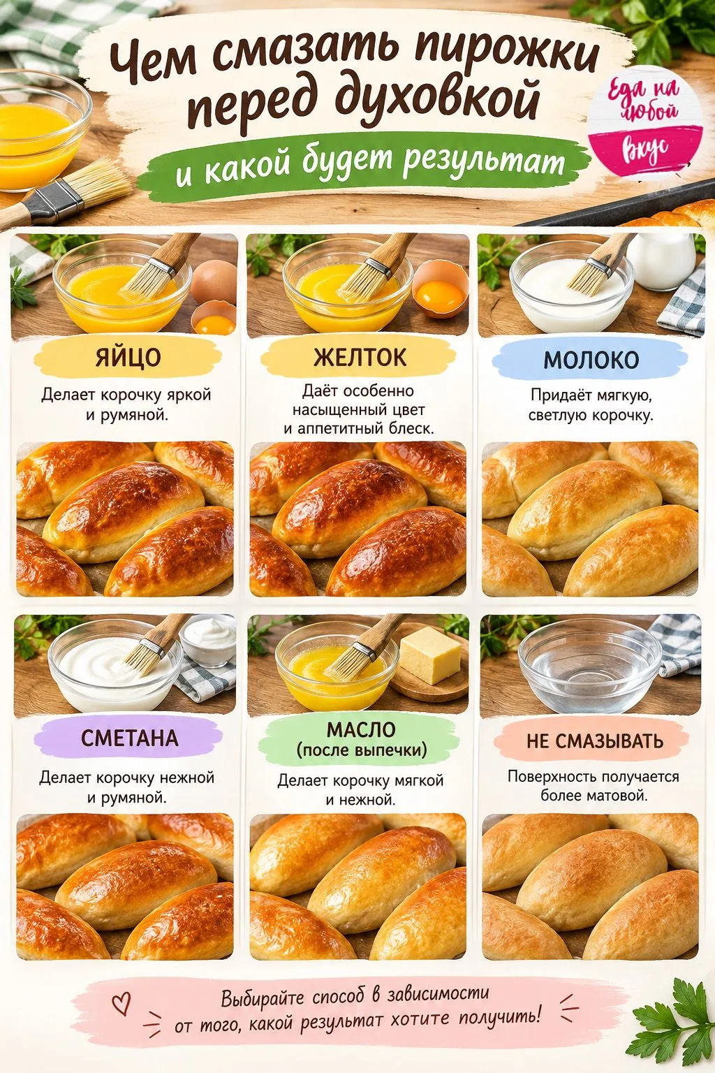 🥧 ОТ ЧЕГО ЗАВИСИТ КРАСИВАЯ КОРОЧКА У ПИРОЖКОВ?