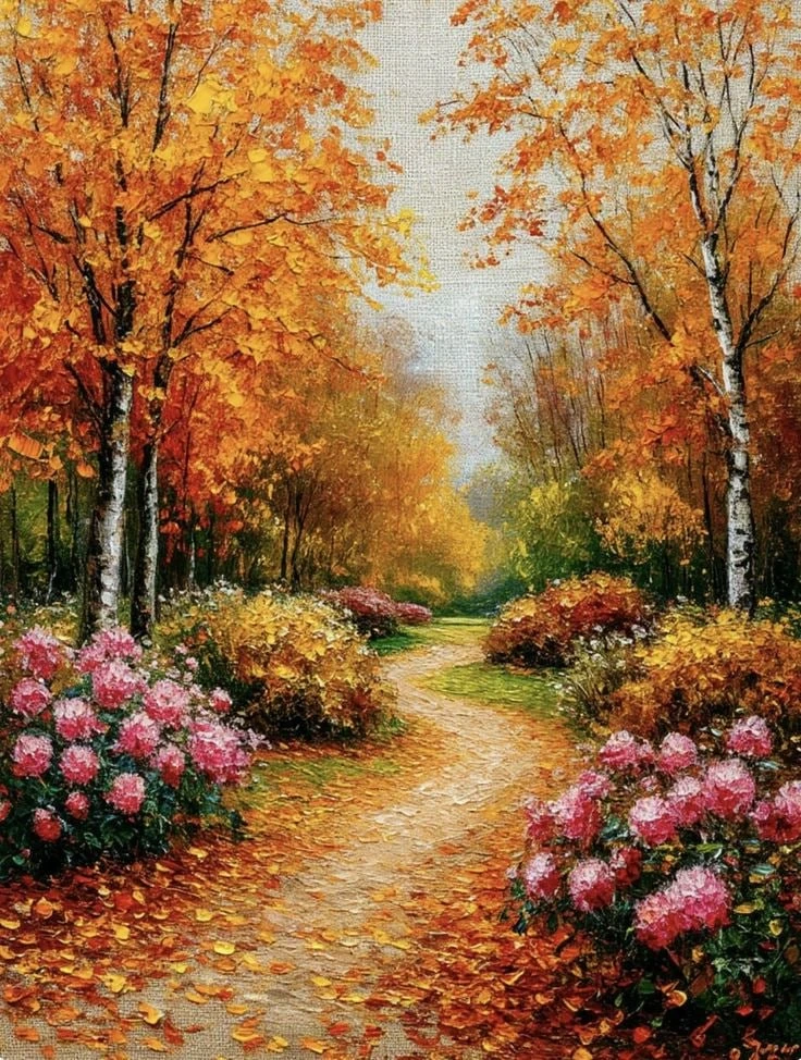 🍂 Люблю сентябрь за многоцветье красок,
