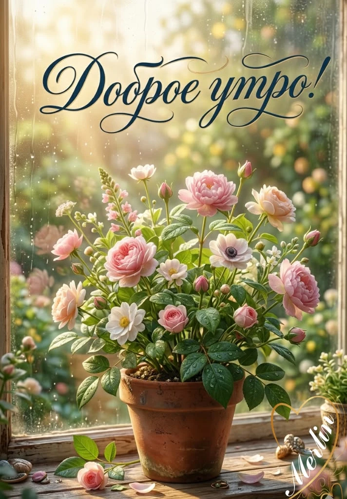 Доброе утро! ☀️ Желаю вам лёгкого и приятного дня, хорошего настроения и удачи во всём. 😊