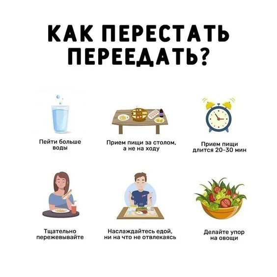 Как победить переедание? 🧠✨

Часто мы едим не от голода, а от скуки или стресса. Как это исправить: