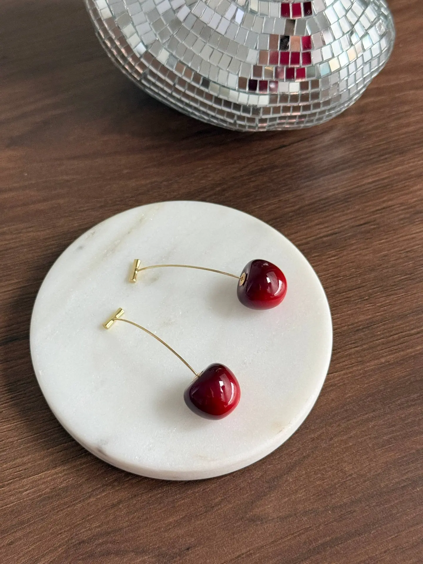 🍒 Серьги-вишенки