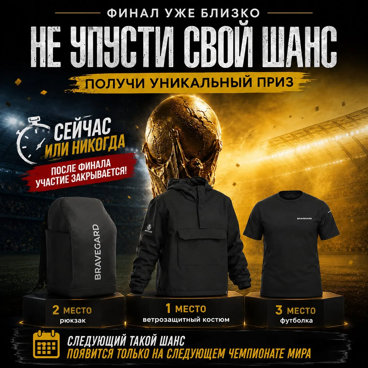 Каждый чемпионат мира заканчивается одинаково.