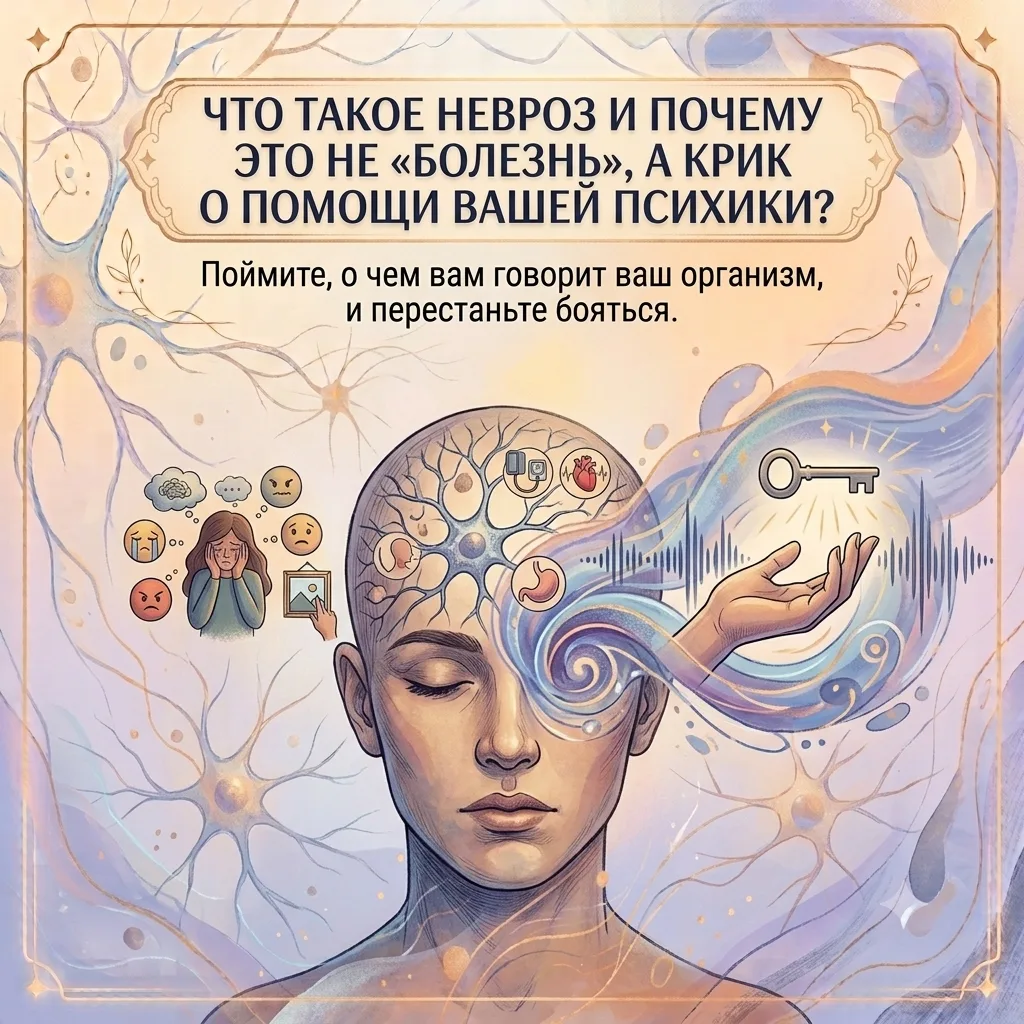 Что такое невроз и почему это не «болезнь», а крик о помощи вашей психики?
Представьте, что вы сидит