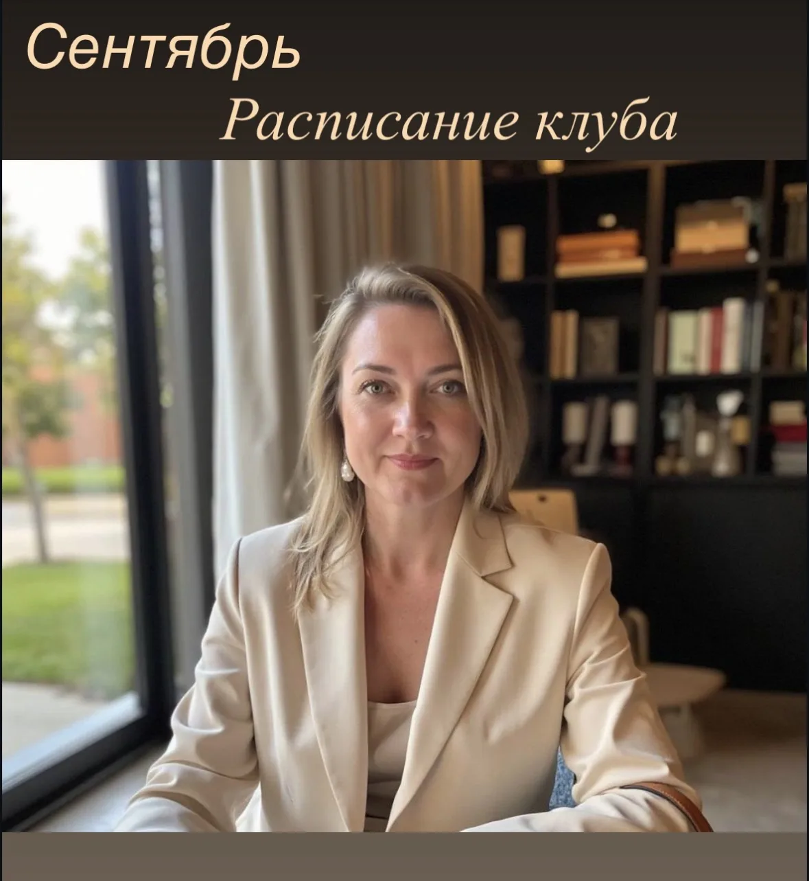 Расписание клуба «Сердцем к себе ❤️» на Сентябрь