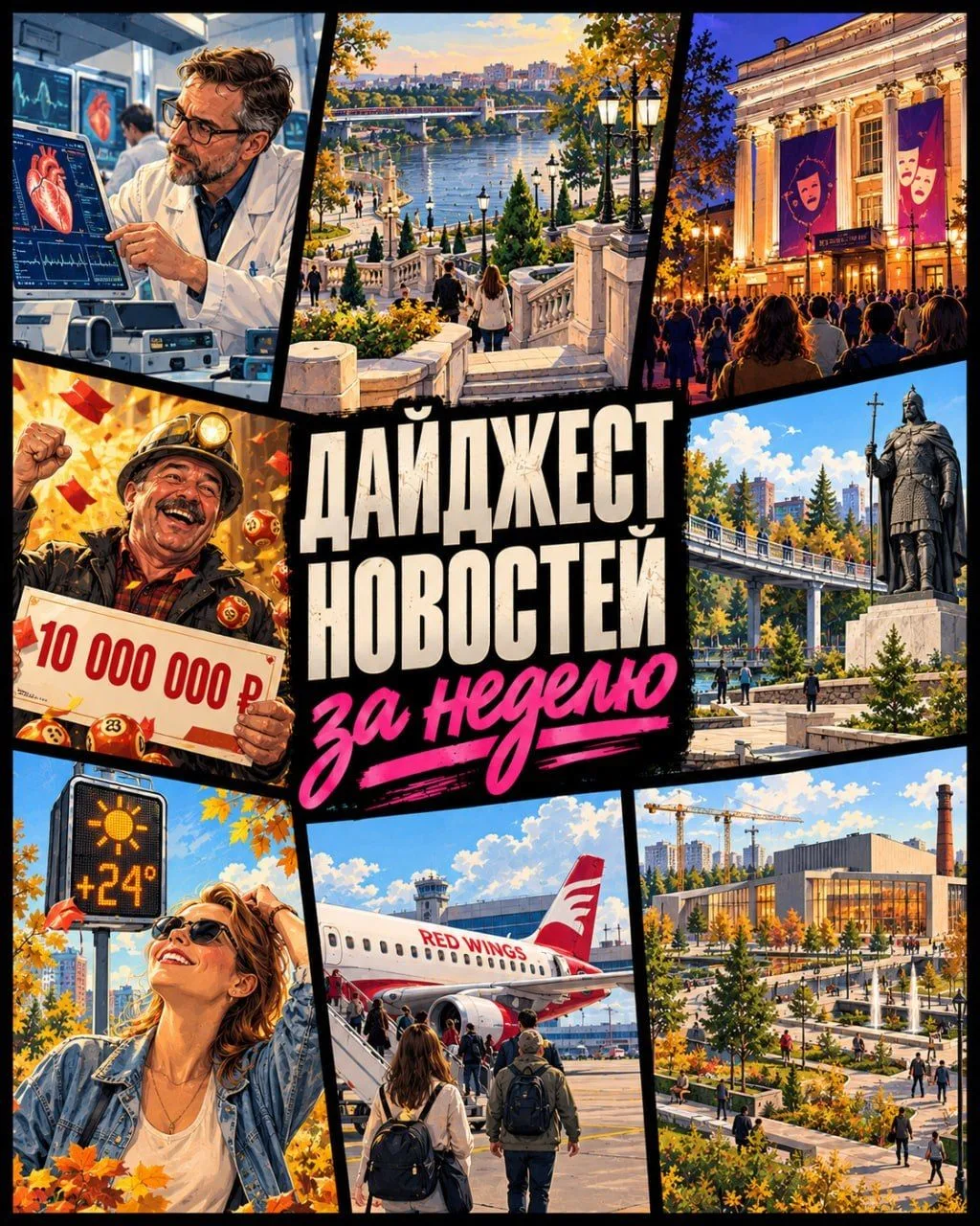 Всем привет, это шеф-редактор Татьяна Цветкова с итогами недели. На этой неделе в Кузба...