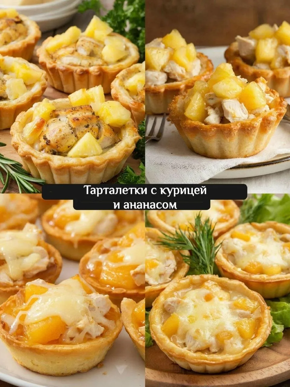 🧁 Простые и вкусные начинки для тарталеток