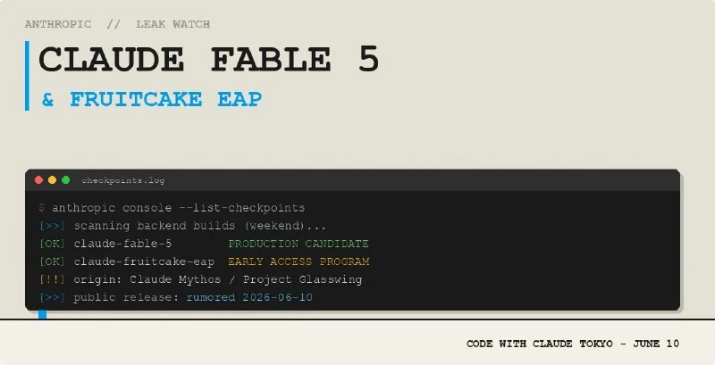 🤖 Anthropic анонсирует Claude Fable 5

Компания находится в шаге от релиза Claude Fable 5 — публичн