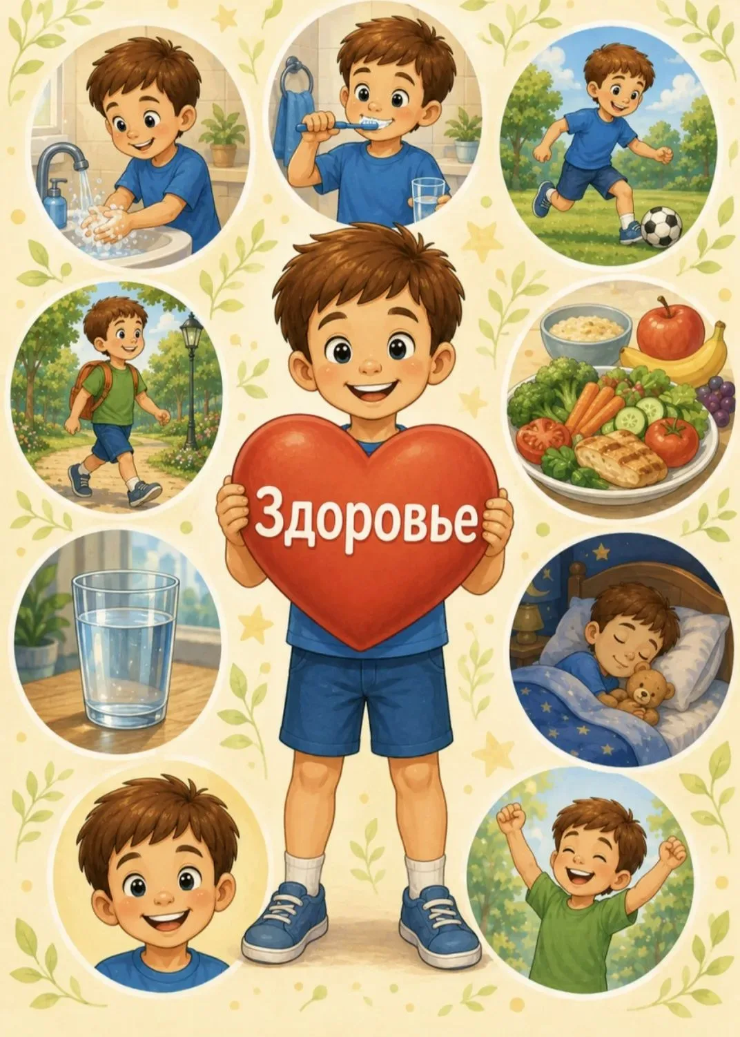 "Забочусь о своём здоровье" - это популярная тема занятий о базовых представлений  здор...