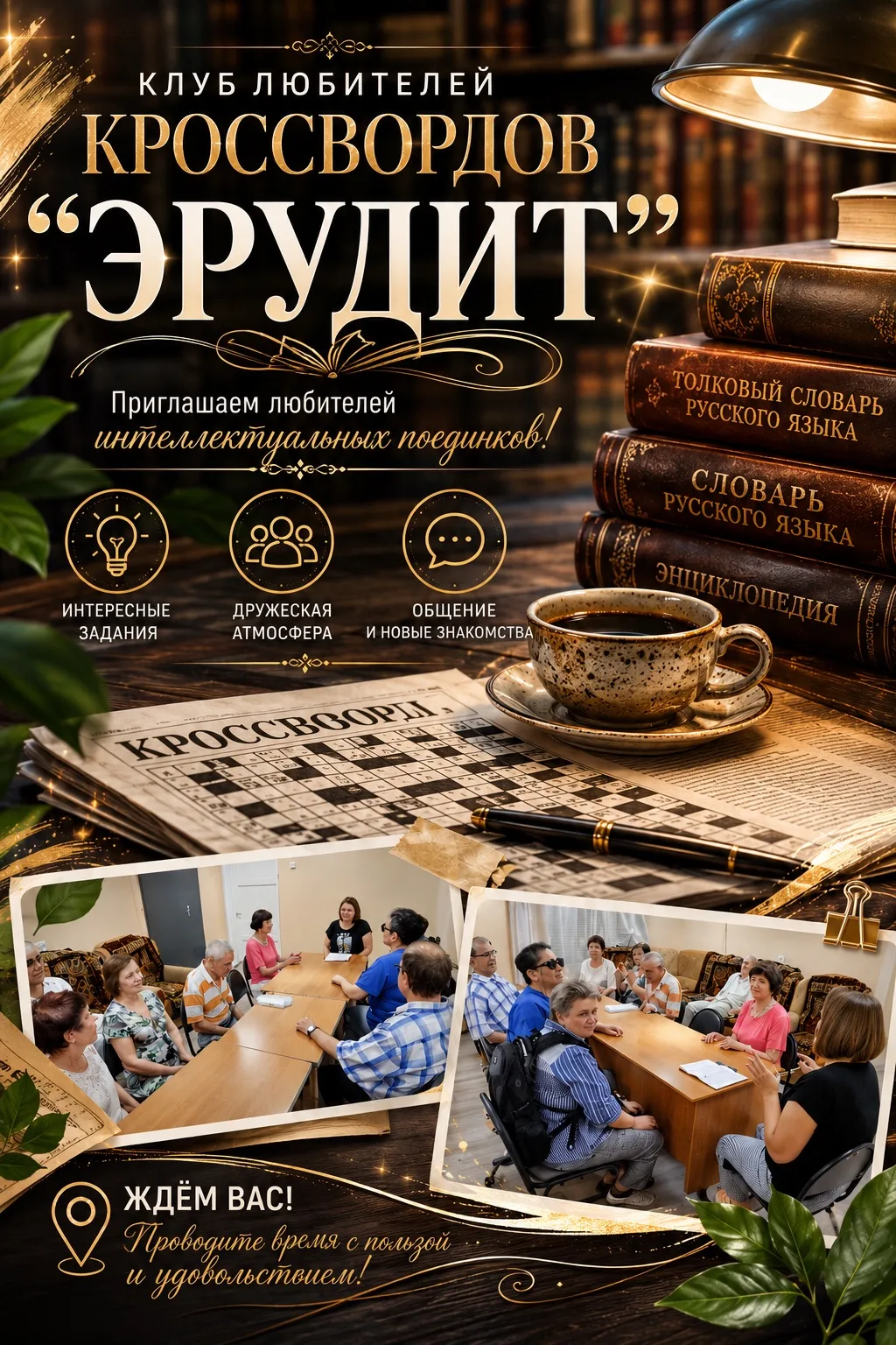 🕵️Встреча участников клуба любителей кроссвордов «Эрудит»

16.06.2026

📌В Краснооктябрьской местно