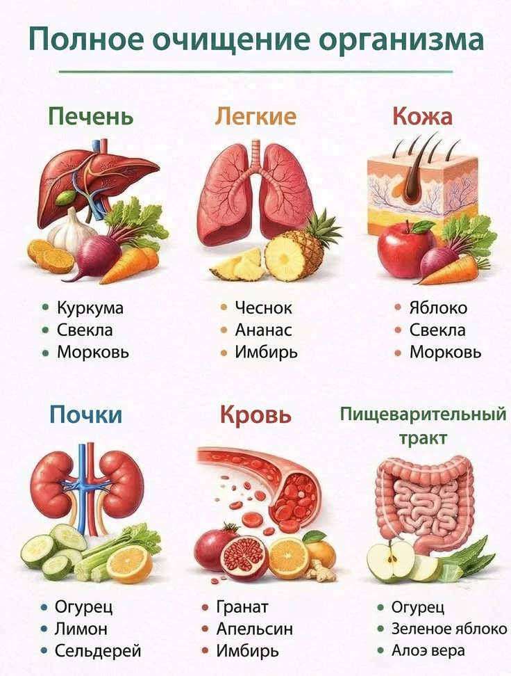 🌸Моё очищение — это не диета, а образ жизни. Просто добавляешь эти продукты в своё обычное меню, и 