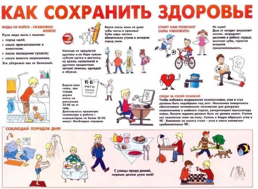 ❗Памятка по здоровому образу жизни