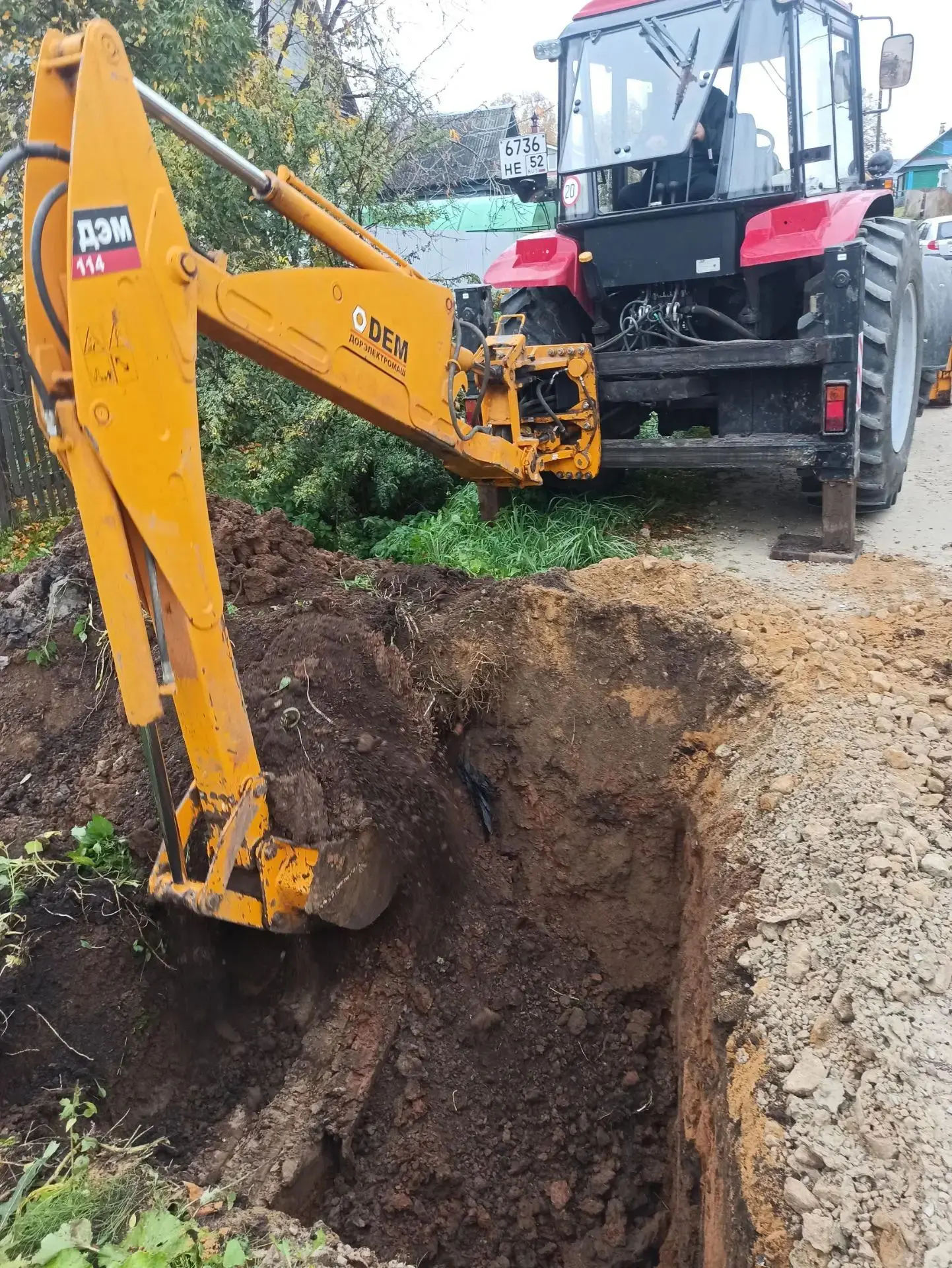 Перекладка водопровода ул. Попова от колодца до здания, работа по заявкам.